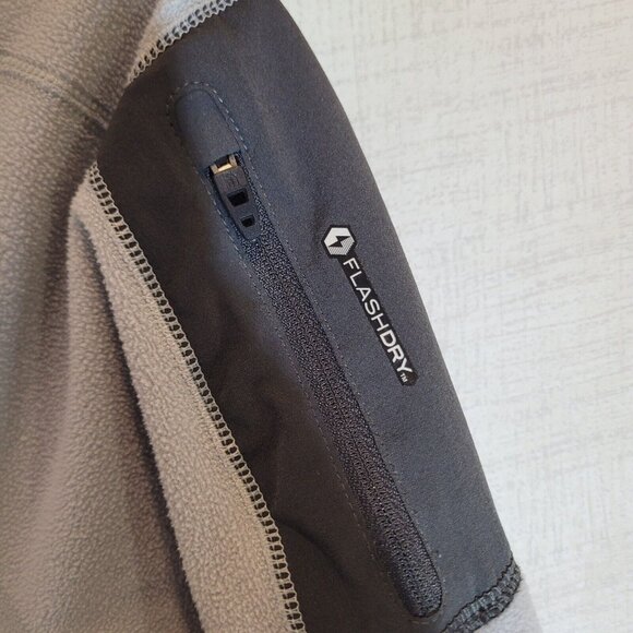 The North Face RDT Sweater Mens Large Light Blue Flash Dry Fleece Pullover - Picture 4 of 9